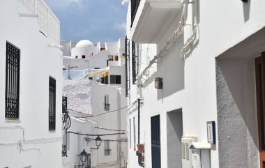 İspanya 'daki Mojacar şehri.