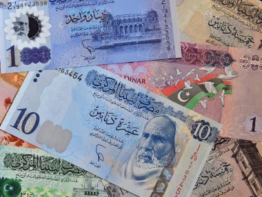 Libya 'dan bazı mevcut banknotlar