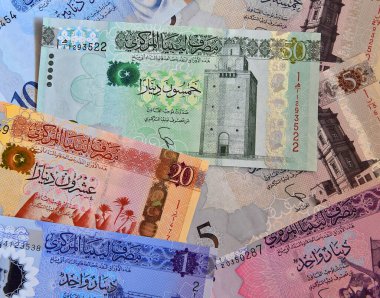 Libya 'dan bazı mevcut banknotlar
