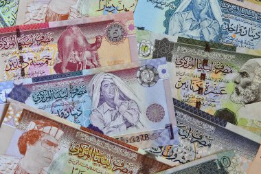 Kaddafi zamanından bazı Libya banknotları