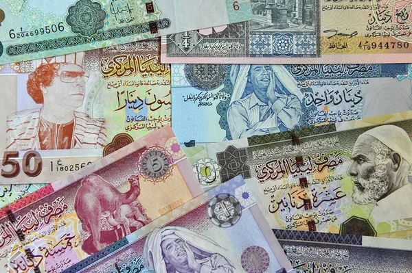 Kaddafi zamanından bazı Libya banknotları