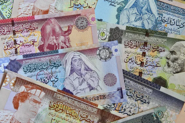 Kaddafi zamanından bazı Libya banknotları
