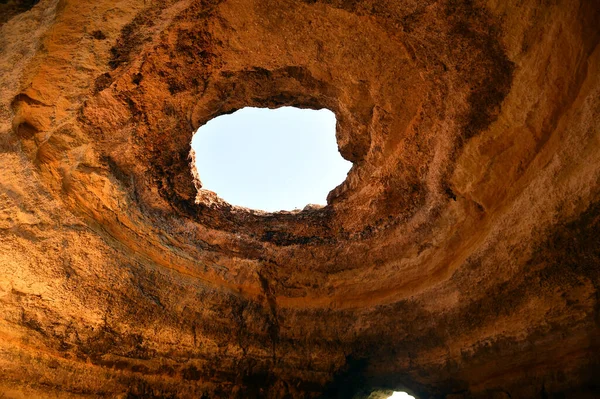 Uma Bela Praia Algarve Português — Fotografia de Stock