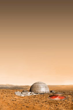 UFO ve uzaylı Mars'ta temel