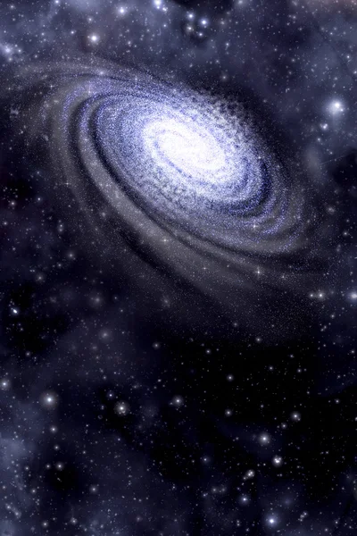 Galaxy and starfield background — Stock Photo, Image