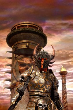 fantezi knight kötü chaos lord
