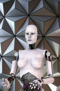 Android robot cyber erkek