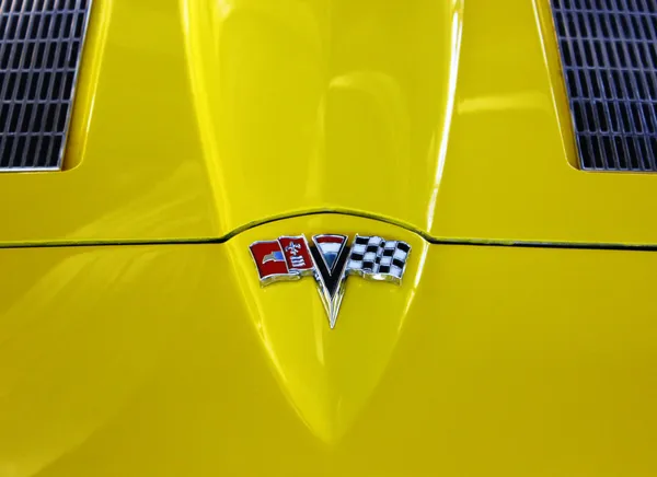 Logotipo Chevrolet Corvette — Fotografia de Stock