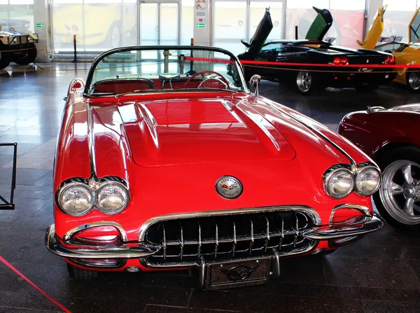 Samochodu Chevrolet Corvette 1c (pierwszej generacji) (1958) — Zdjęcie stockowe