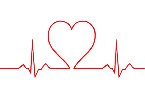 Hart cardiogram — Stockfoto