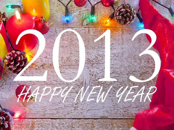 Happy new year 2013 background — Stock Photo, Image