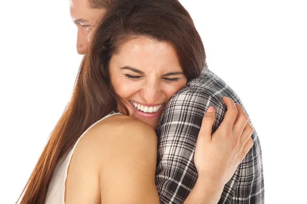 Lovely couple embracing — Stock Photo, Image