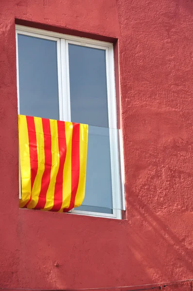 Bandera catalana . — Foto de Stock