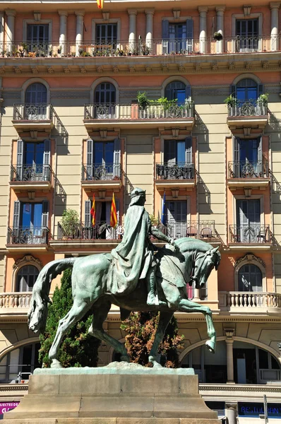 Barcelona horseman. — Stock Photo, Image