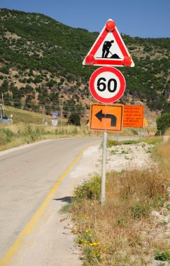 trafik işaretleri.