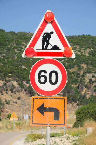 trafik işaretleri.