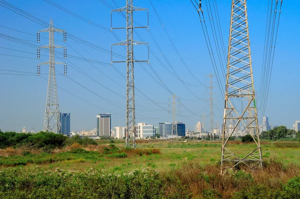 Industriële landschap. — Stockfoto