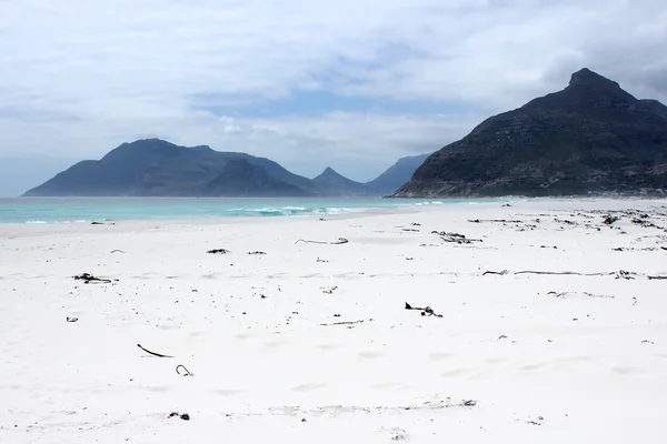 Plage de Kommetjie avec une tempête à venir en arrière-plan — Photo