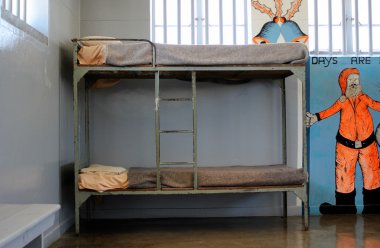 Prison Cell of Robben Island Prison clipart