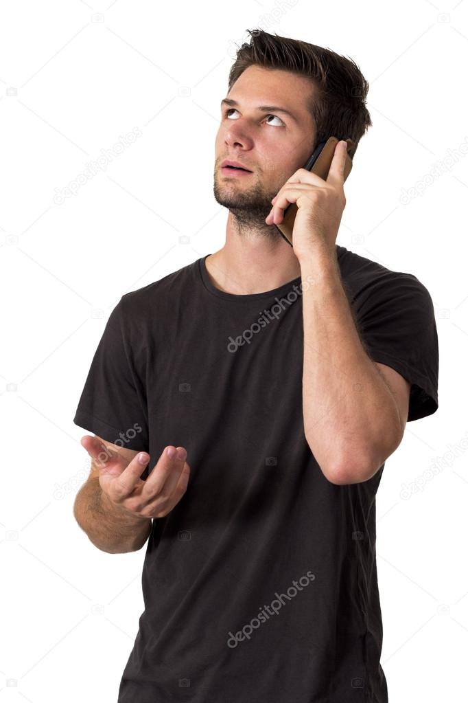 Young Man talking on the phone