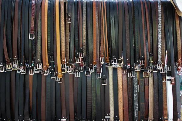 Belts for sale — Stock Photo, Image