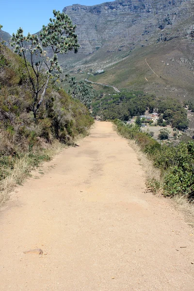 Hiking Path on table Mountain, South Africa — Stock Photo, Image
