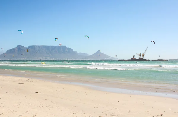 Milnerton pláž v Kapském městě — Stock fotografie