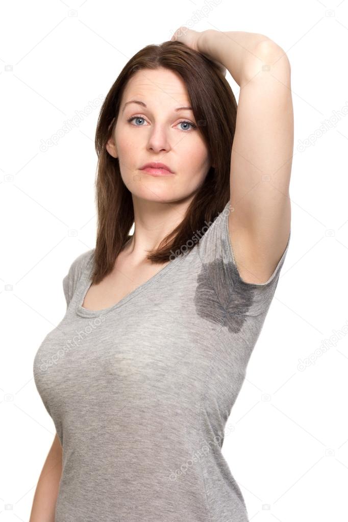 sweaty armpits