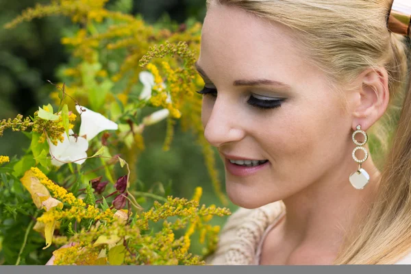 Portret van dames gezicht — Stockfoto