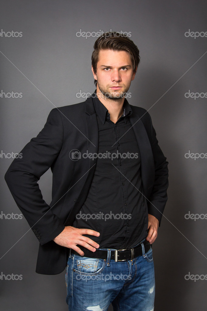 Man in Black Suit Stock Photo by ©Dandaman 31578611