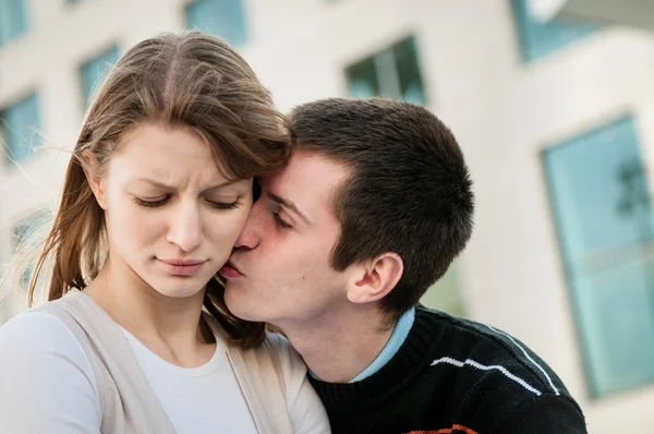 Problema de relación - retrato de pareja —  Fotos de Stock