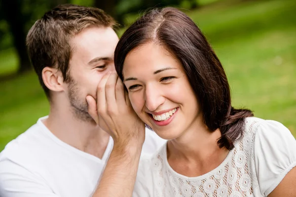 Tell me secret - whisper — Stock Photo, Image