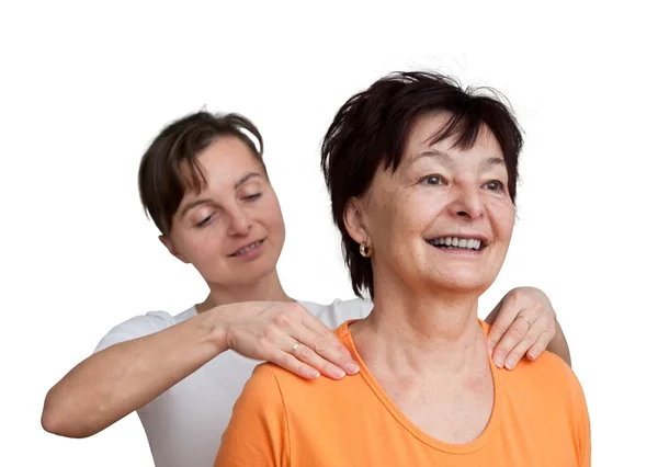 Massage - gezonde pensioen — Stockfoto