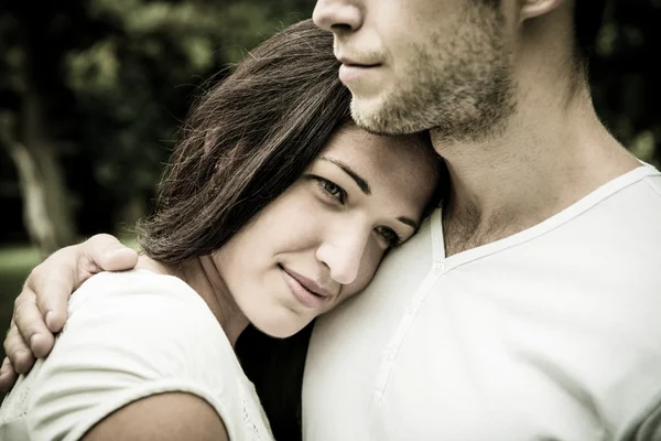 Young couple in love together Stock Image