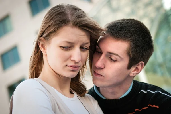 Problema de relacionamento - retrato de casal — Fotografia de Stock