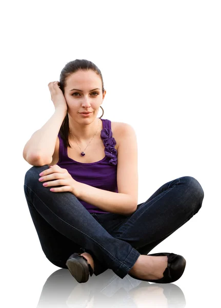 Retrato de mujer joven — Foto de Stock