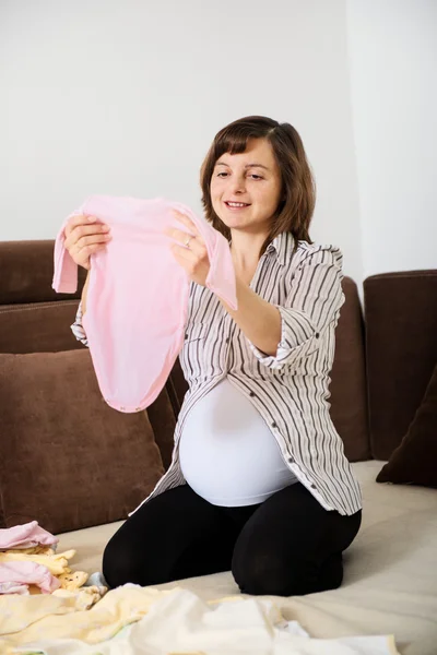 Schwangerschaftsvorbereitungen — Stockfoto