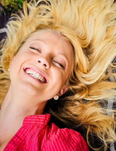 Cara feliz sonriente — Foto de Stock