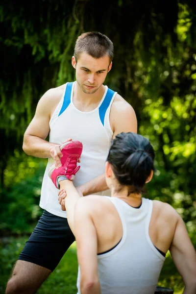 Krampf - wenn Sport wehtut — Stockfoto