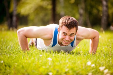 doğada push up