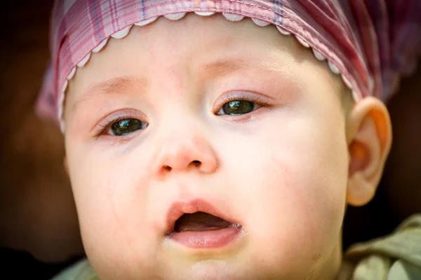 Tears - crying baby — Stock Photo, Image