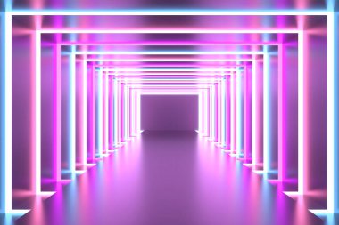Metaverse abstract background. 3d render
