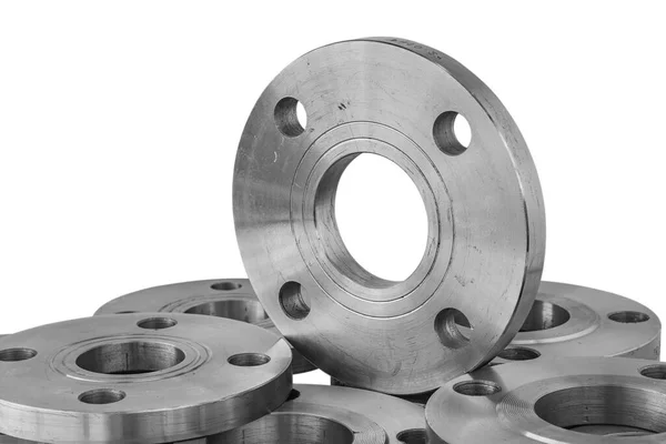 Steel Flange Use Manufacturing Industr — Stock Photo, Image