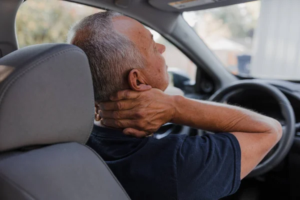 Middle-aged man with neck pain