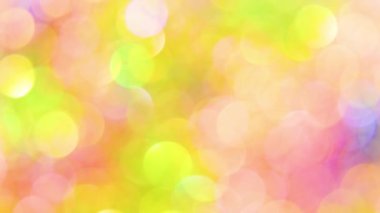 bokeh parçacıkları çok renkli renk değiştiren soyut arkaplan