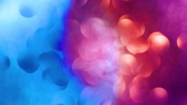 Soyut Baloncuklar Vibrant 4k Odaklanamayan Parçacıklar Arkaplanı.