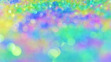 canlı dönen renkler turkuaz, su, mor, bokeh