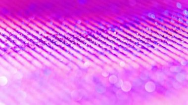 Bir dokunun seçici odak dairesel parlak mor bokeh ışıklarını kapat