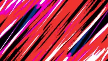 Siyah arkaplanda soyut bilgisayar grafik renkli benekler videosu.
