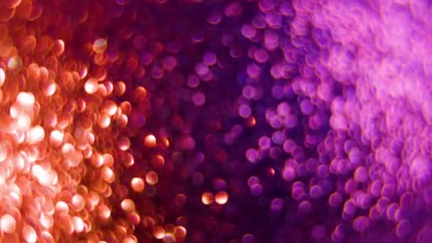 Superposición holográfica vibrante del fondo borroso multicolor abstracto. — Vídeos de Stock